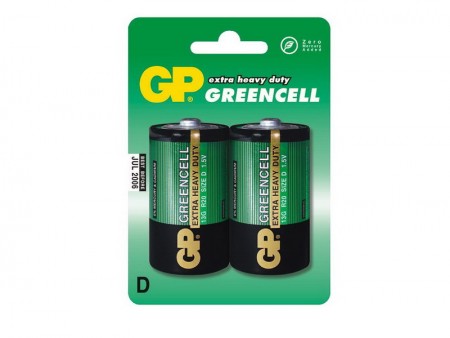 GP Greencell góliát elem (D) 13G 2db-os